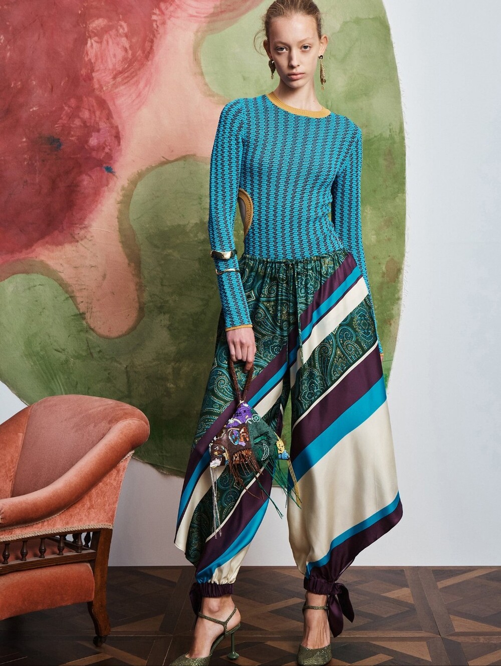 Alemais joni silk pant
